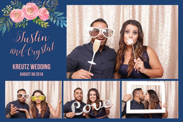 A modern rustic themed wedding