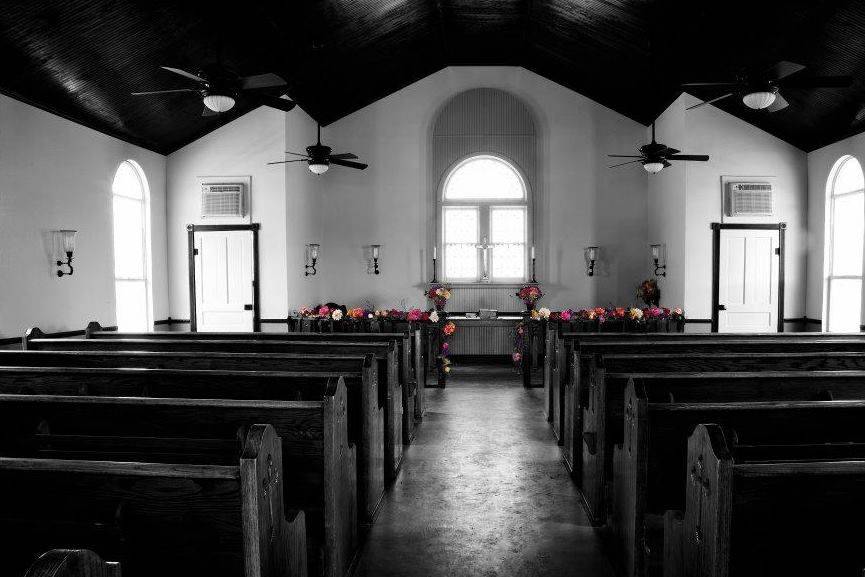 Inside chapel