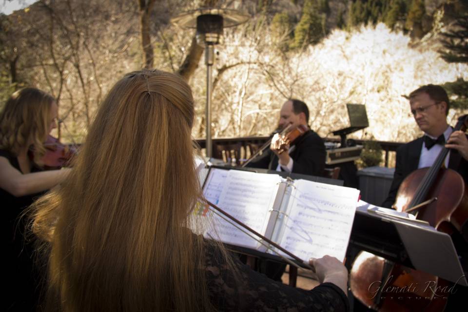 Outdoor wedding music