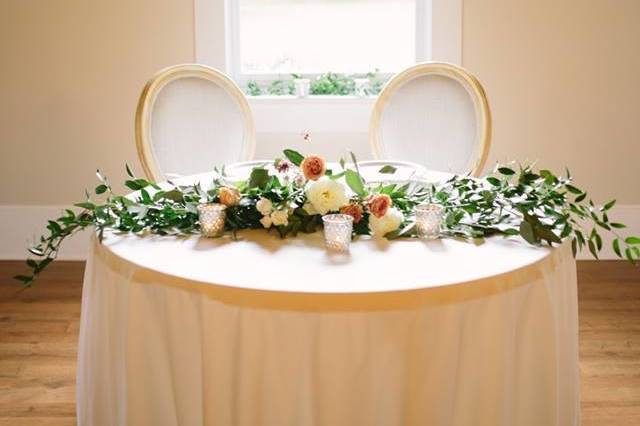 The McGarity House | Photo: Kathryn Elisabeth PhotographsFlorist: Wrennwood Design