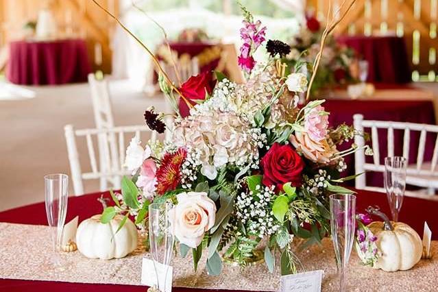 The McGarity House | Photo Credit: Paris Mountain PhotographyFlorist: A Perfect Wedding Floral Design