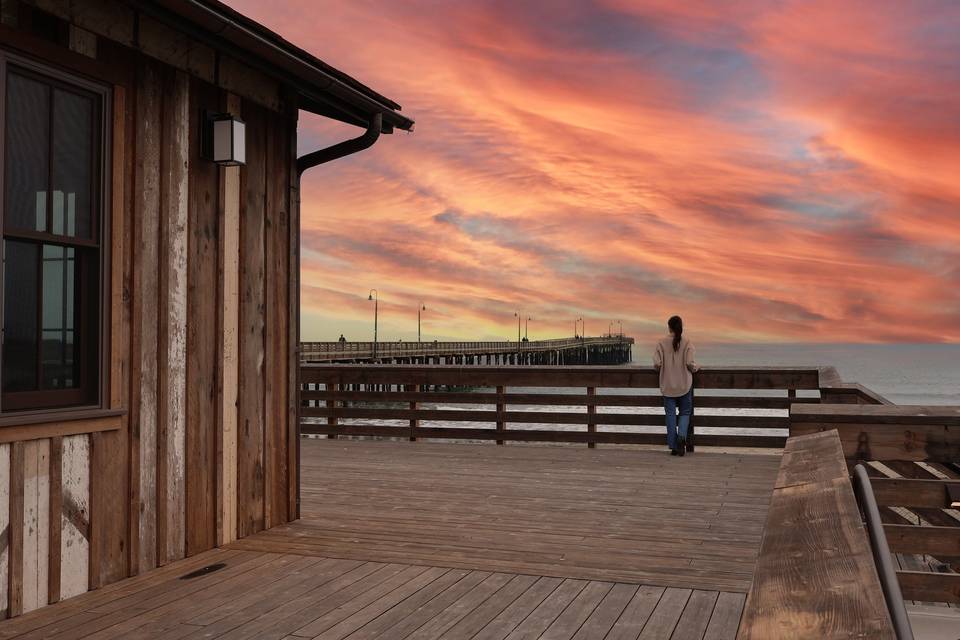 Balcony at Sunset