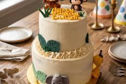 2 tiered Birthday Cake