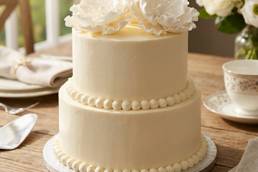 2 tier Wedding Cake