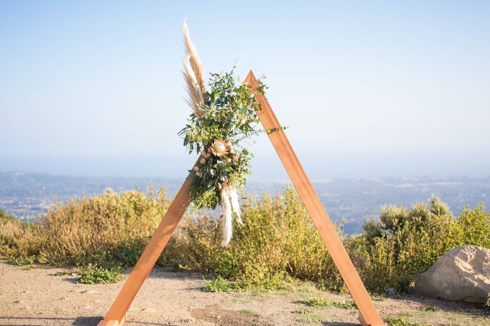 A-Frame Cedar Arch