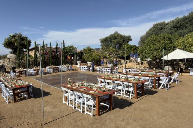 Long-table receptions under op