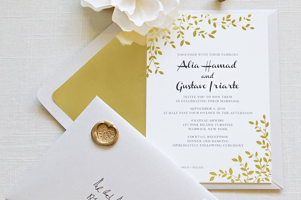 Wedding invitation