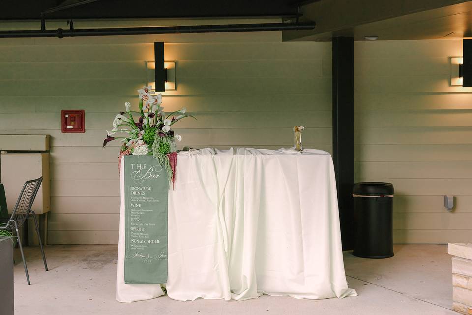 A stunning bar