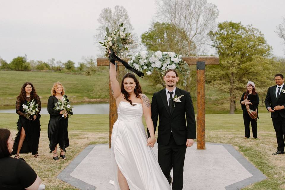 That I just got married look