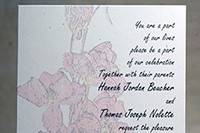 Floral invitation