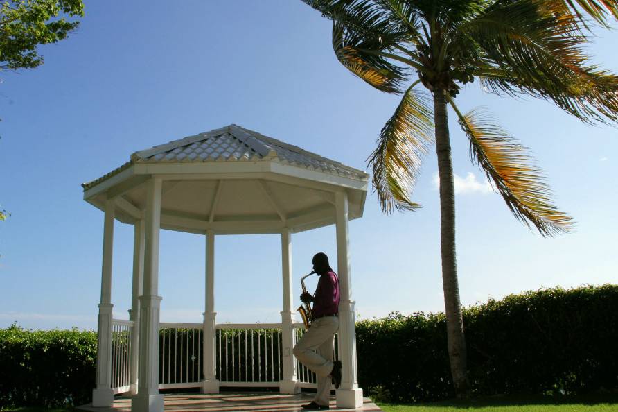 Gazebo saxophone music