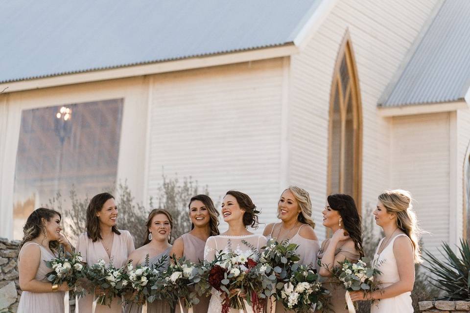 Bride and Friends