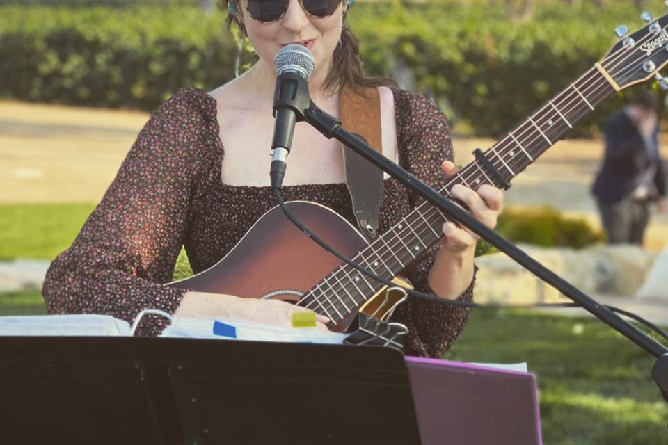 Rachelle Singing in Visalia