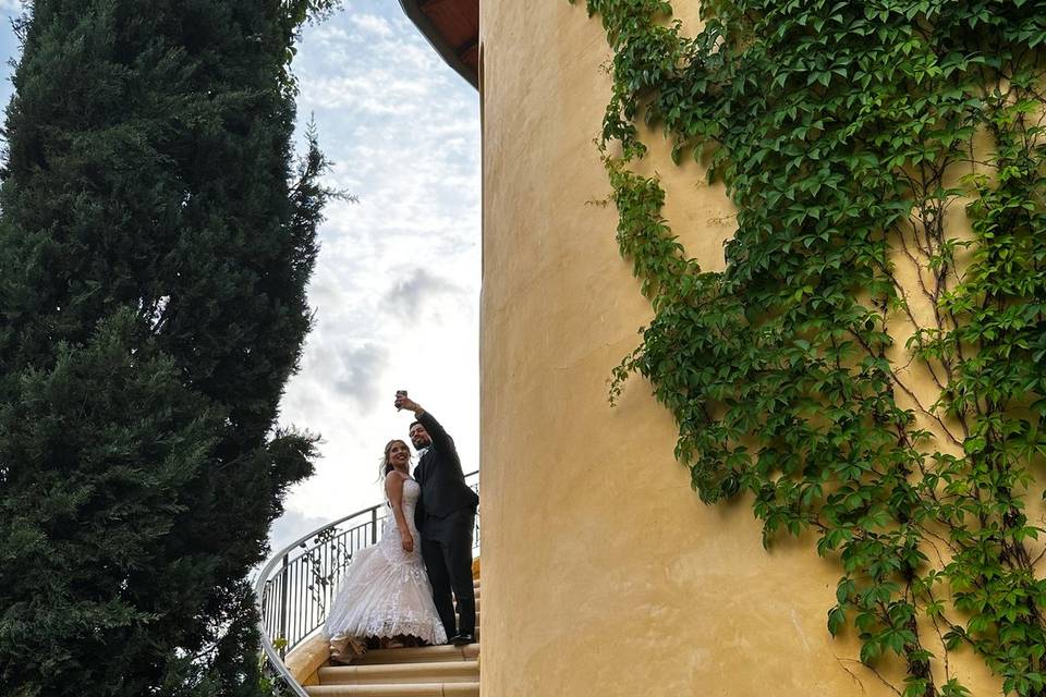Couple at Villa San-Juliette