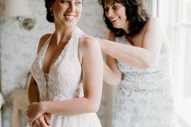 Mom and bride