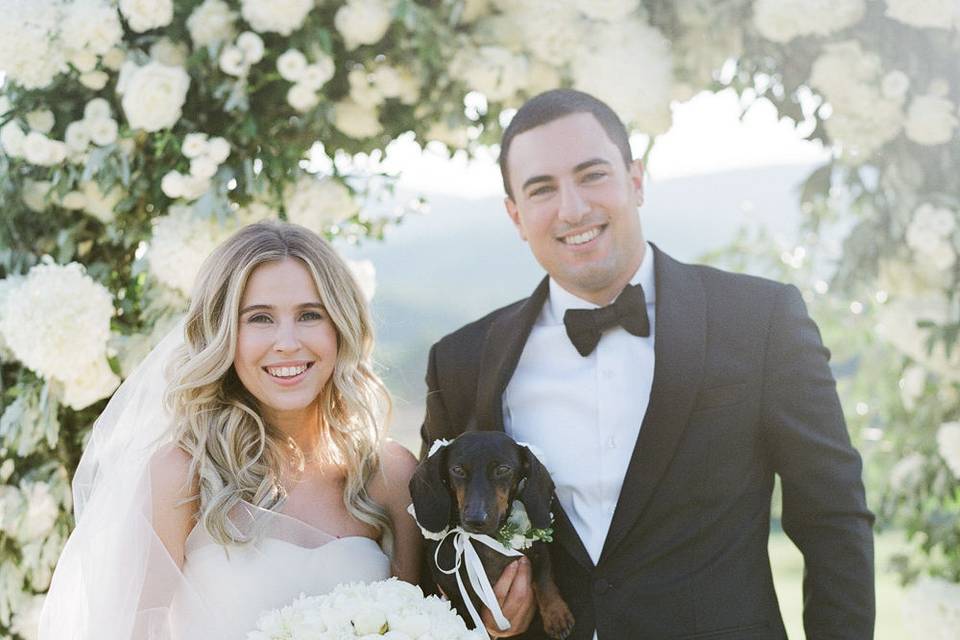 Newlywed couple