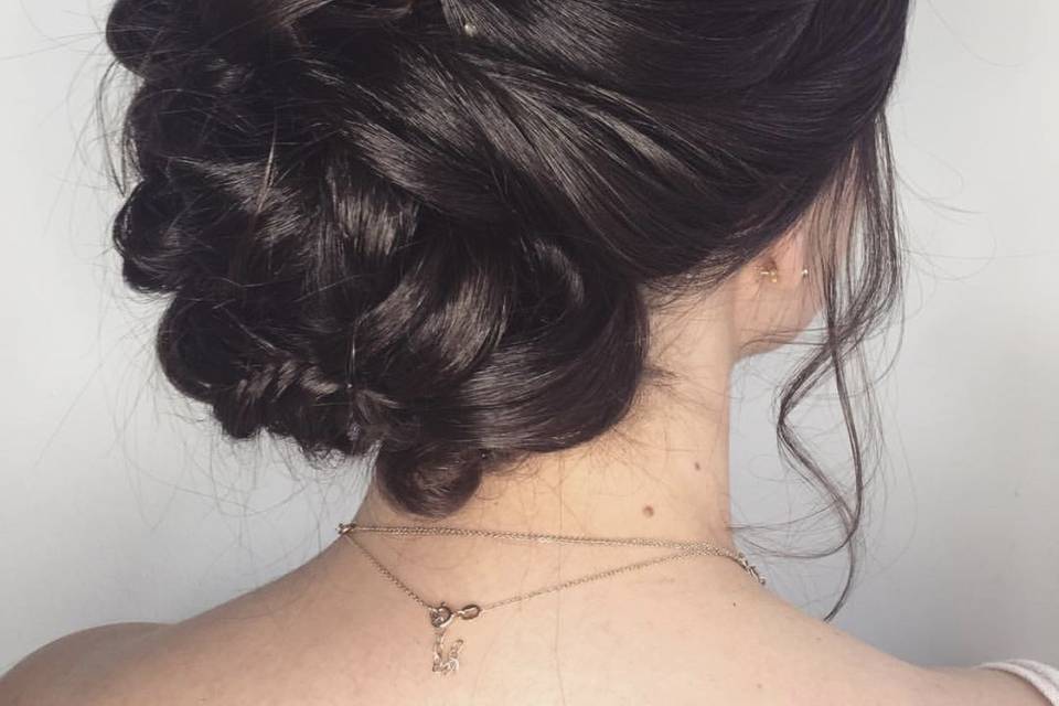 Bridal updo