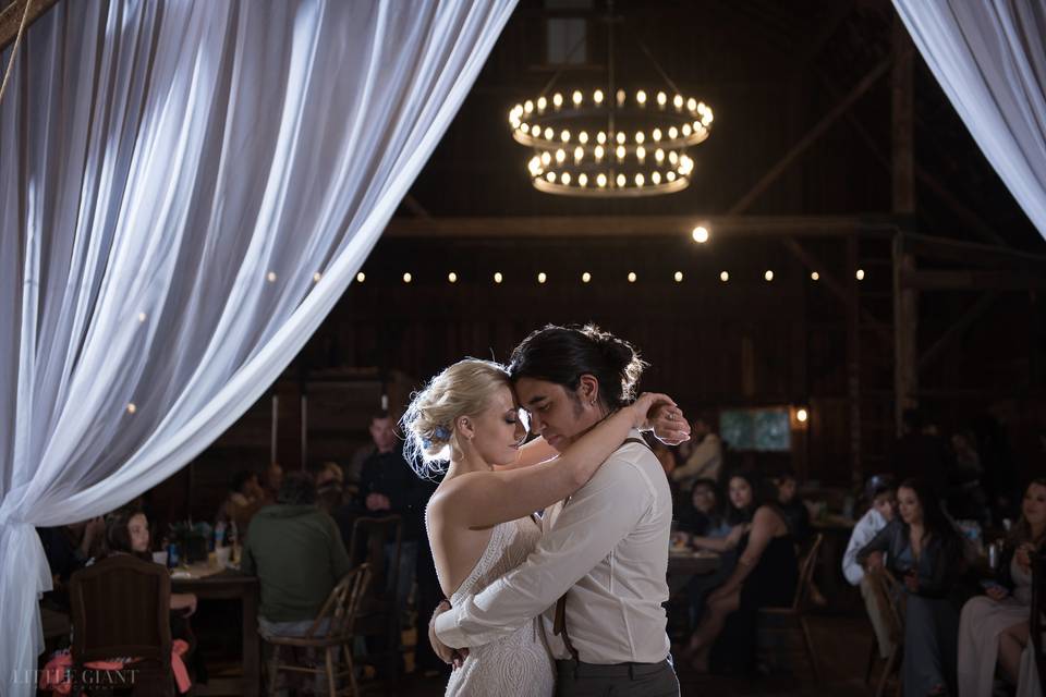 Dancing in the barn