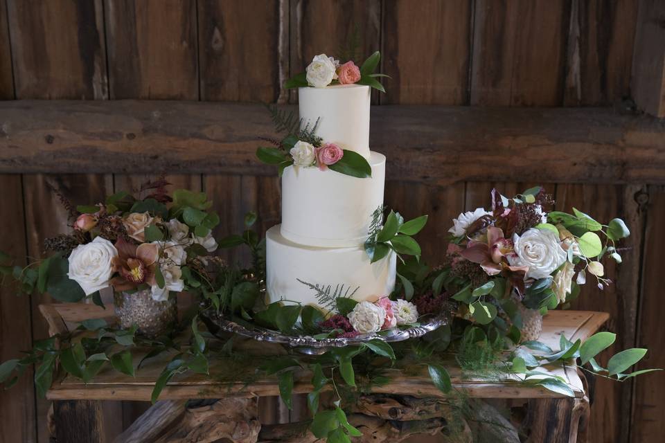 Cake in the barn