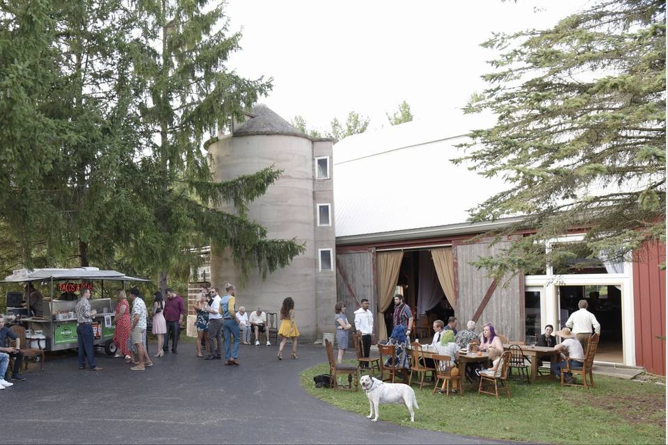 Outdoor courtyard