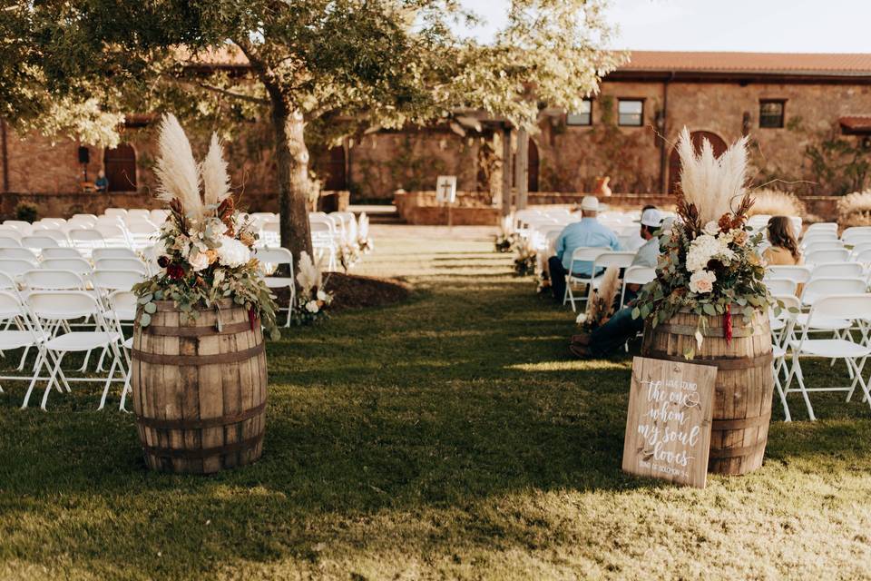 Ceremony Set Up