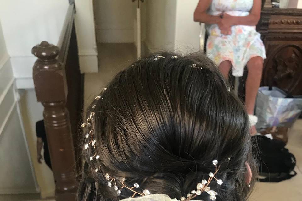 Wedding hair bow
