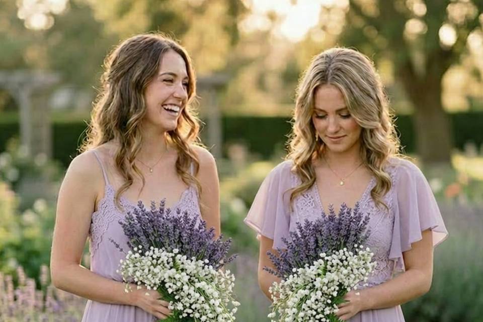 Lavender bridesmaid bouquet