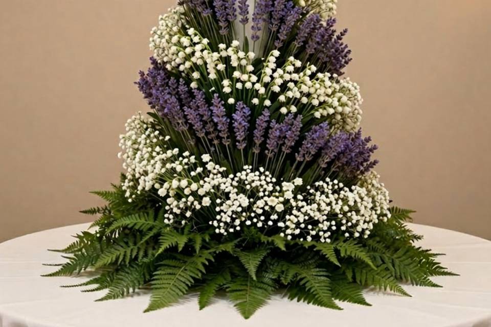 Lavender large table display