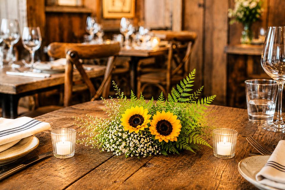 Sunflower small table