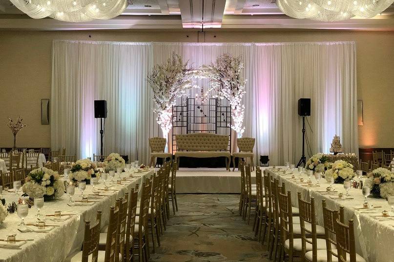 Westin Kings Tables  Weddings