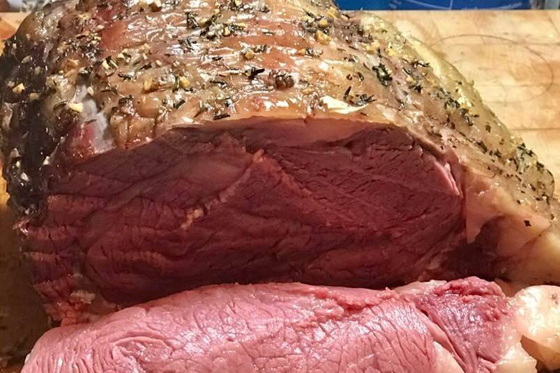 Succulent prime rib