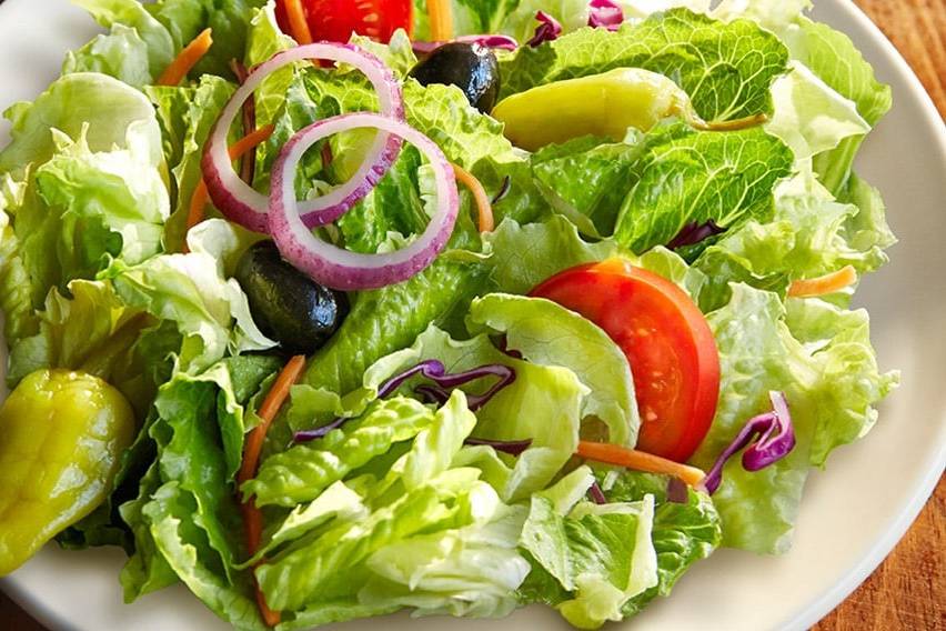 Vibrant green salad