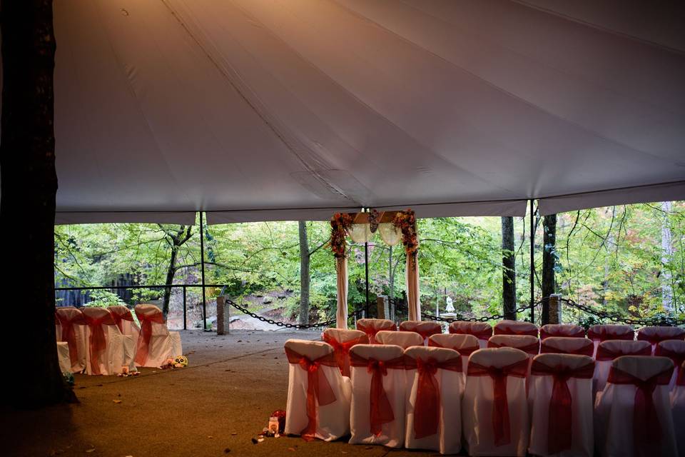 Great Hall Patio Ceremony