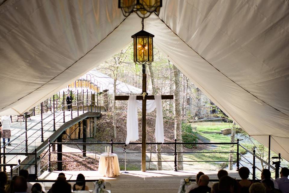 Outdoor Ceremony on Terrace