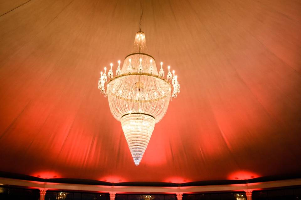 First Dance Under Chandelier