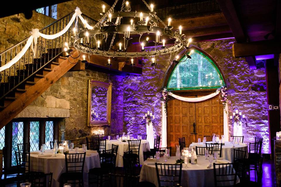 Romantic Great Hall Reception