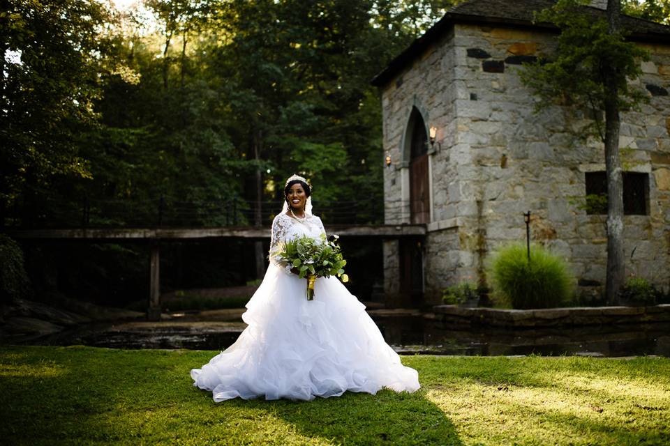 Summer Bride at The Castle