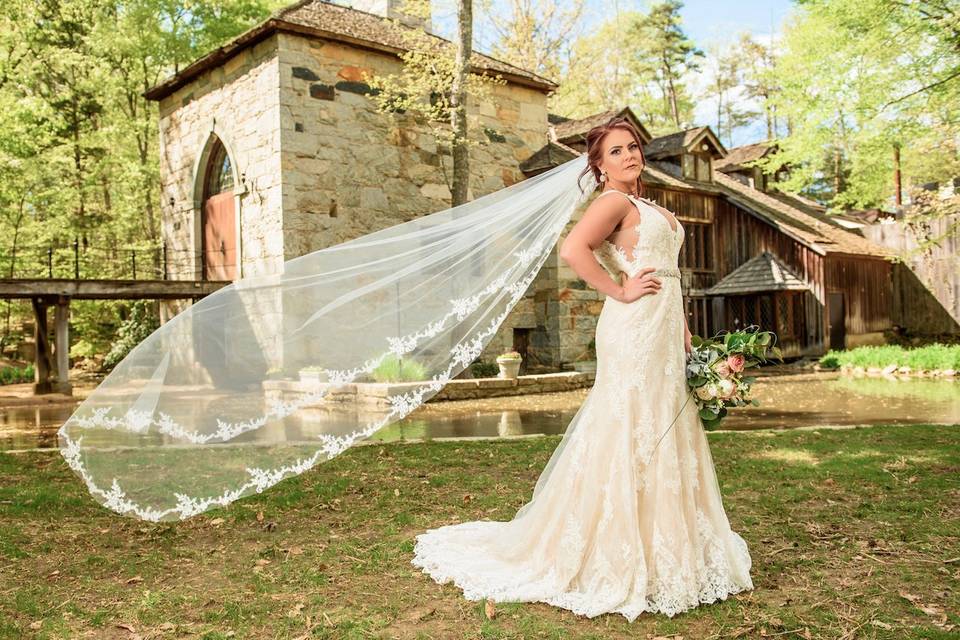 Summer Bride at The Castle
