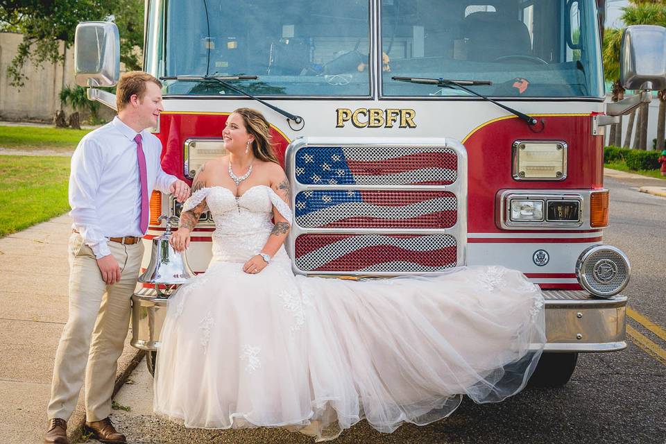 Fire Department Wedding