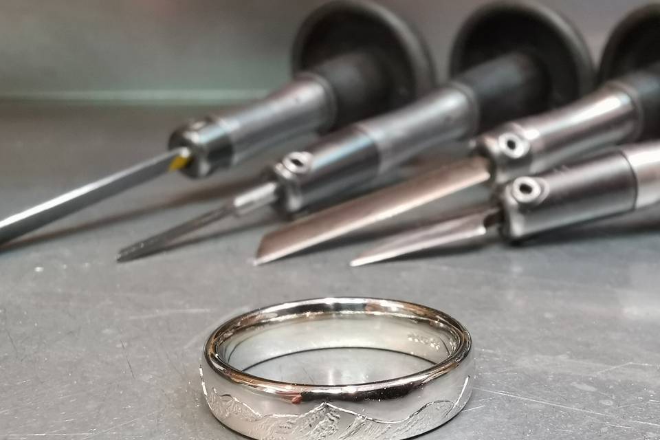 Bespoke Skiddaw Wedding Ring