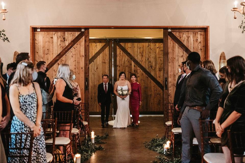 Bride entrance