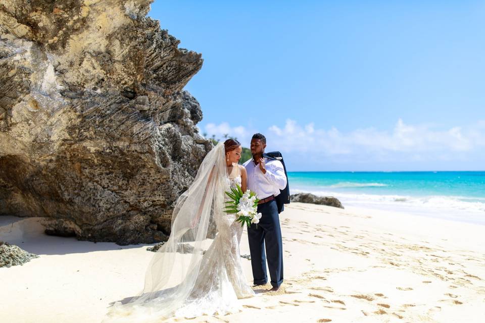 Beach Wedding Tucker's Point