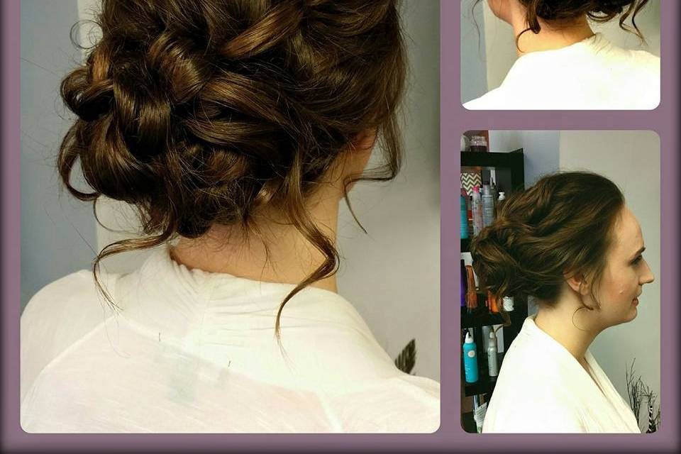 Updo hairstyle