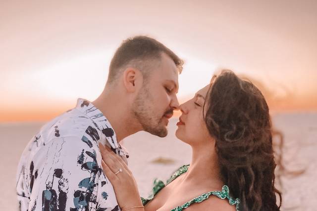 Kissing couple