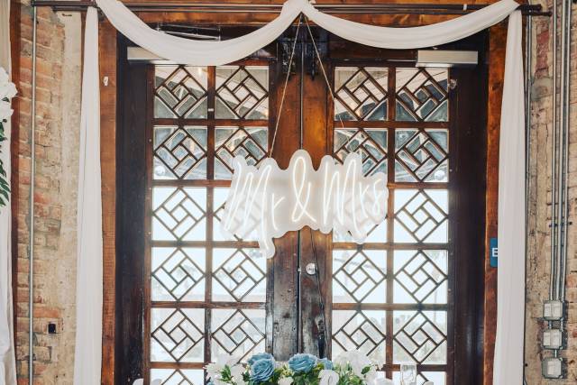 Boho decor for Sweetheart tabl