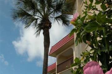 Ocean and Racquet Resort view of condo buildings