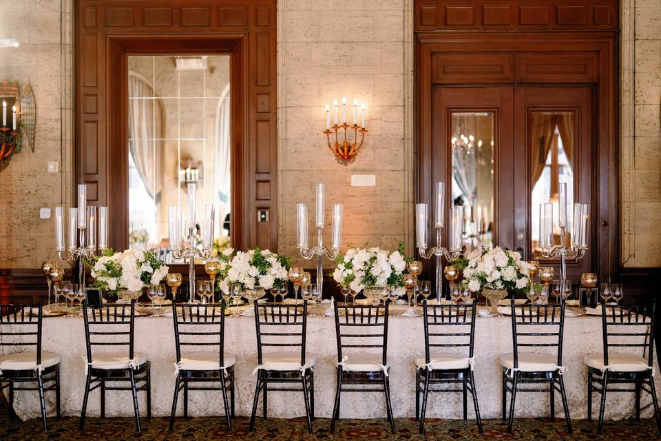 Reception in Main Dining Room