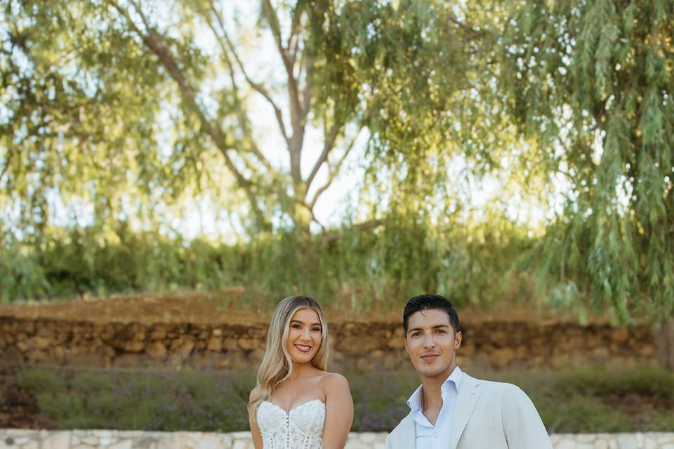 Paso Robles CA Bride and Groom
