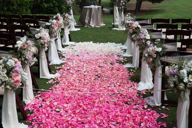 Floral aisle runner