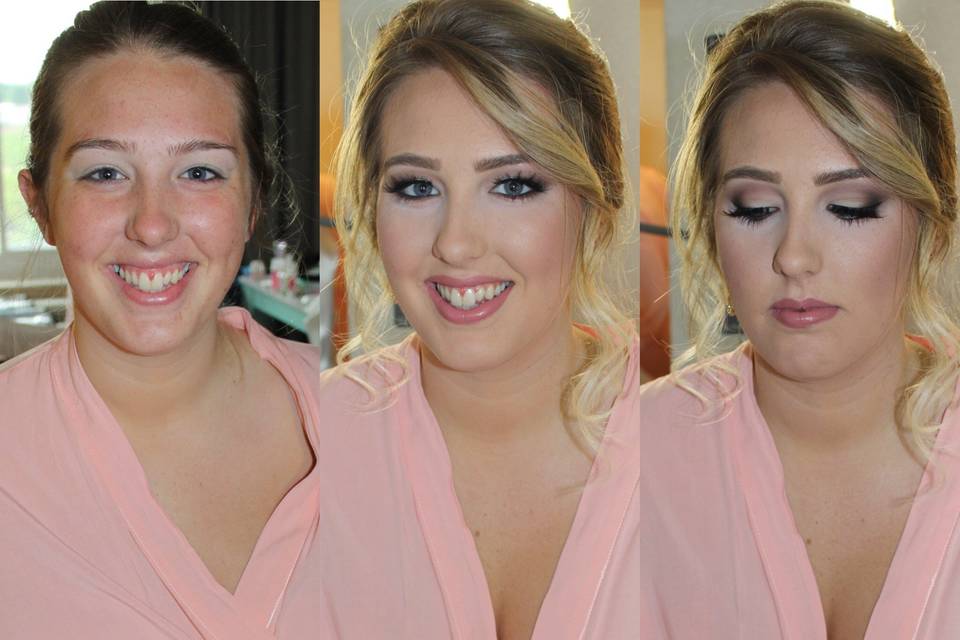 Bridemaids makeup HD with lash